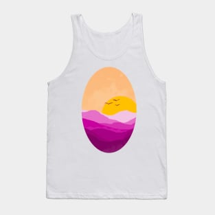 Purple Sunset Tank Top